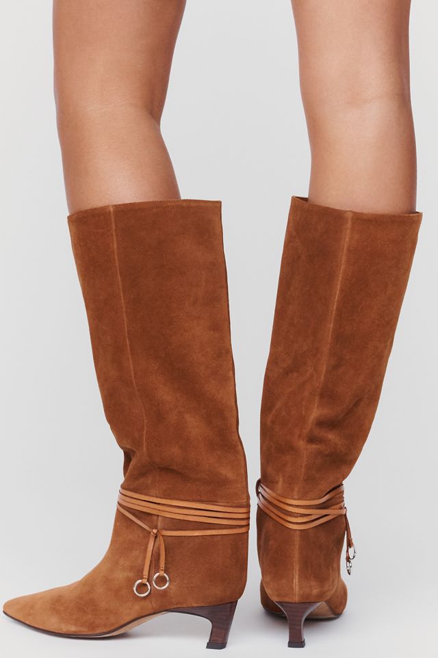 By Anthropologie Tall Wrapped Ring Boots #2
