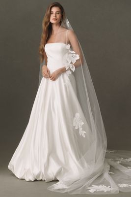 Pronovias Romantic Floral Cathedral Veil