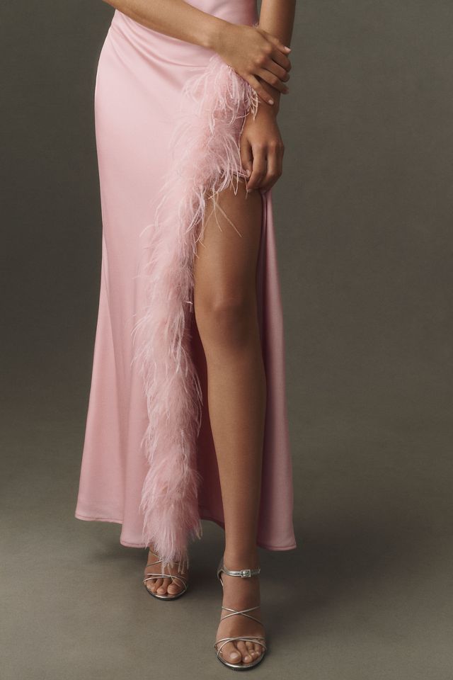 Hutch Feather Slip Dress #3