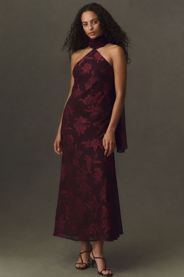 Hutch Burnout Scarf Slip Dress #3