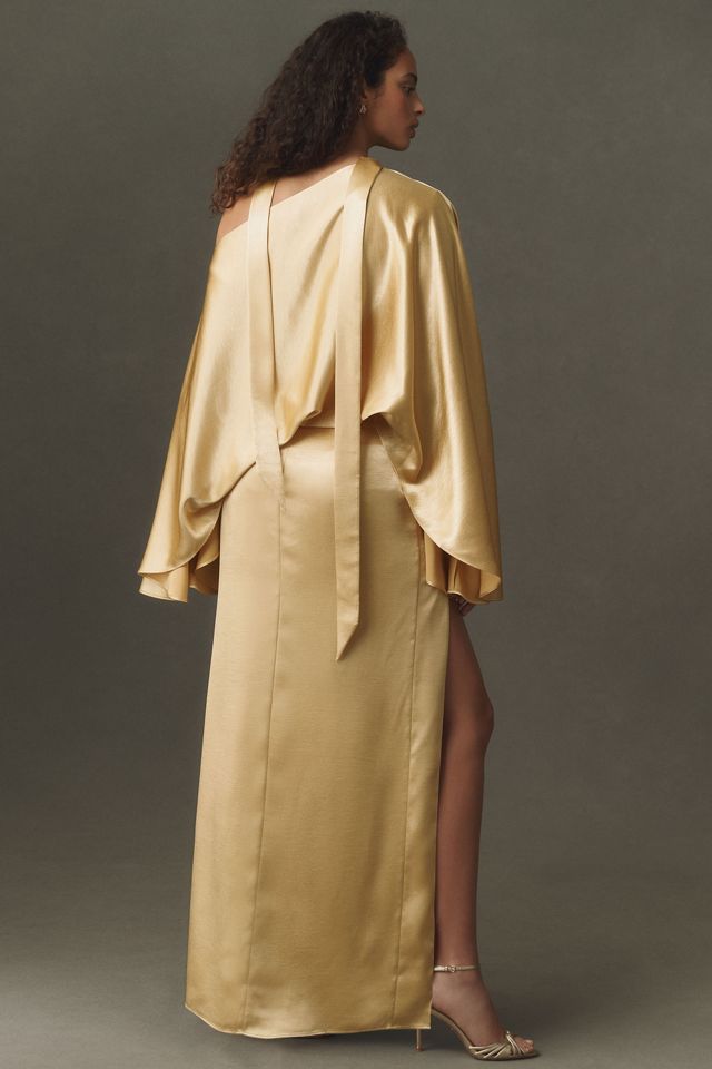 Mare Mare Long-Sleeve Draped Maxi Dress #2