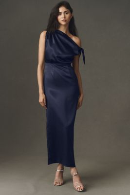 navy blue dresses for wedding guest Long Sleeve Dress Long Sleeve Blue Dress For Wedding Winter Wedding Neck Straps Wedding Guest Dress combines timeless elegance with flattering design Navy Formal Wear Websites Navy