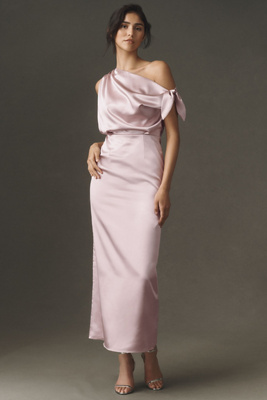 Mare Mare Off-shoulder Maxi Dress In Pink