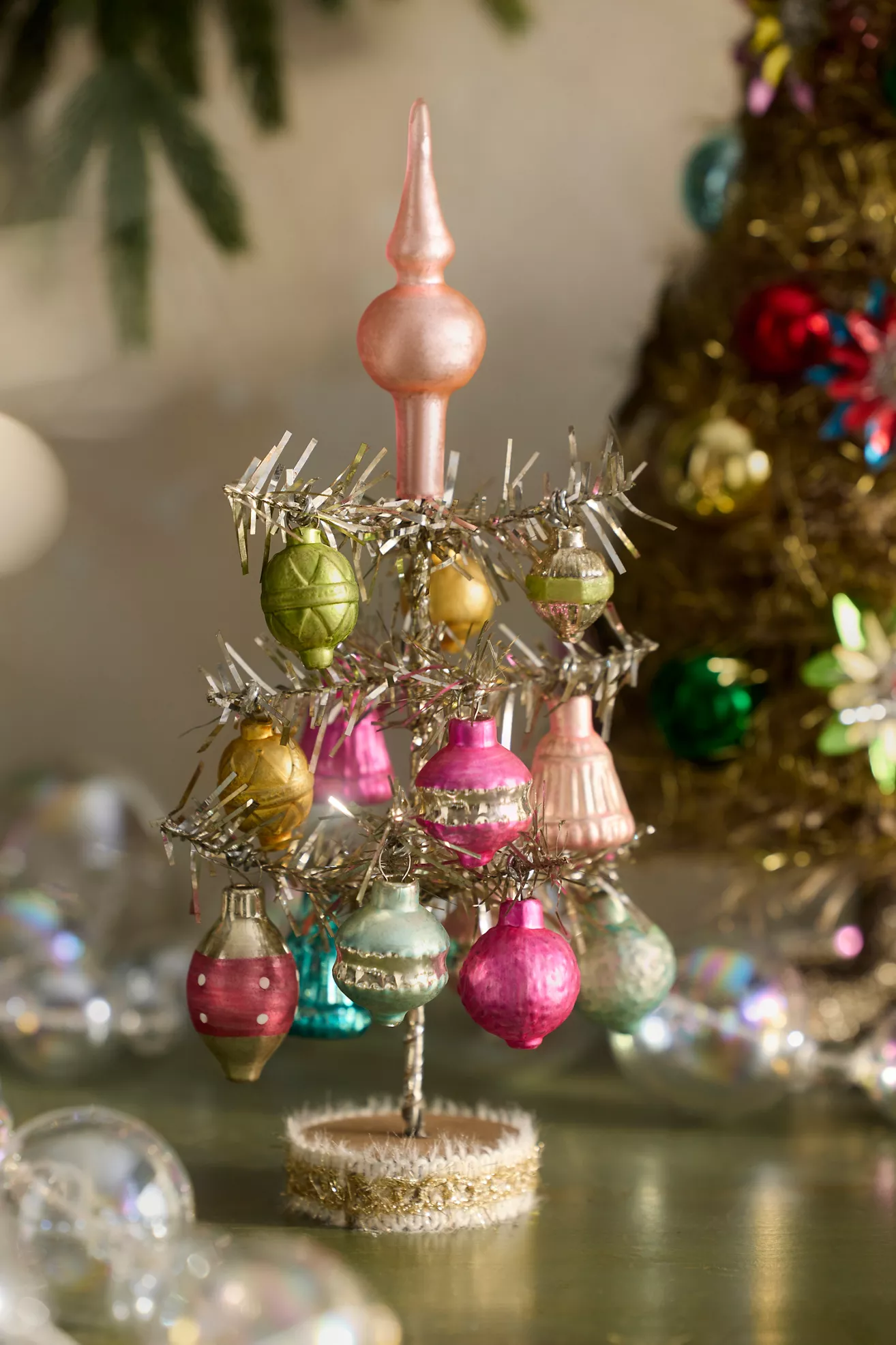 Terrain Vintage Tinsel + Ornament Tree