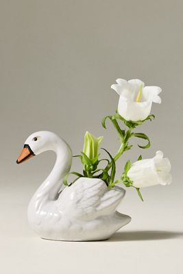 Swan Mini Bud Vase