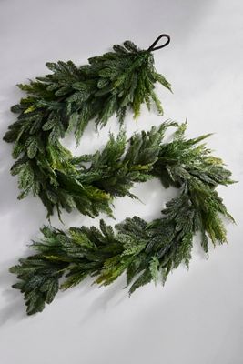 Faux Mixed Evergreen Garland, 9’