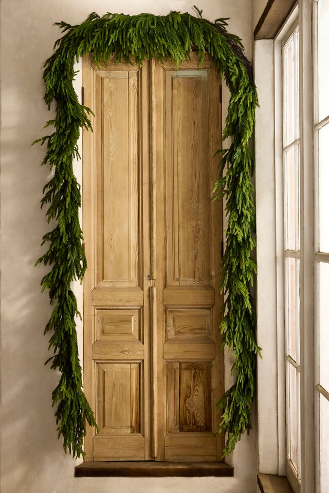 Faux Norfolk Pine Arch Garland, 18’ #1
