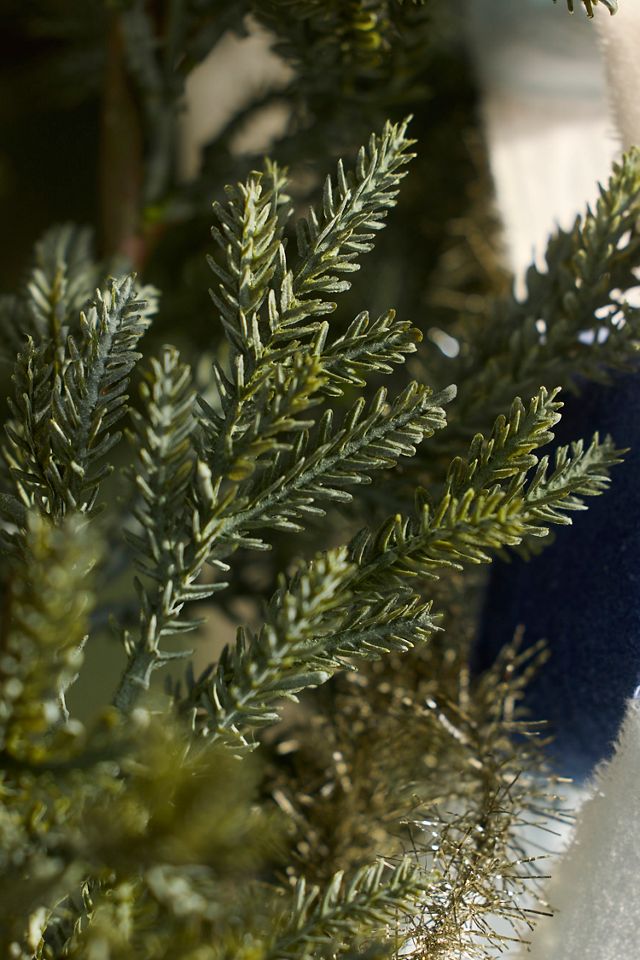 Faux Blue Spruce Garland, 9’ #1