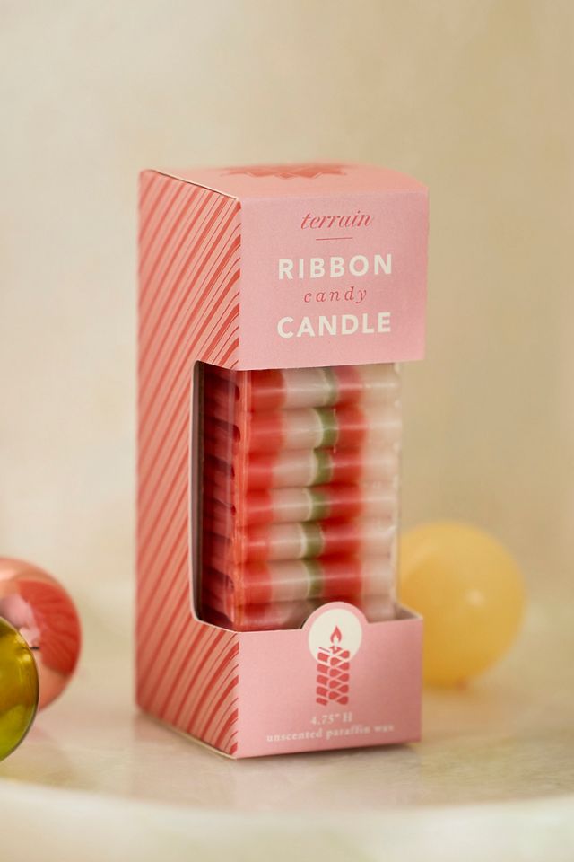 Ribbon Candy Candle #2