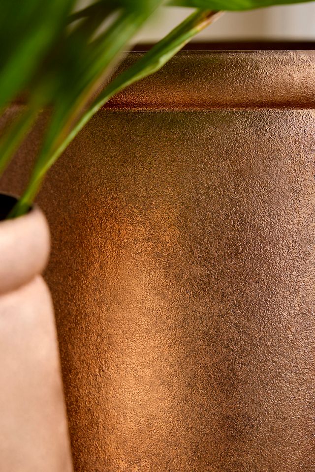 Textured Copper Droplet Planter #2