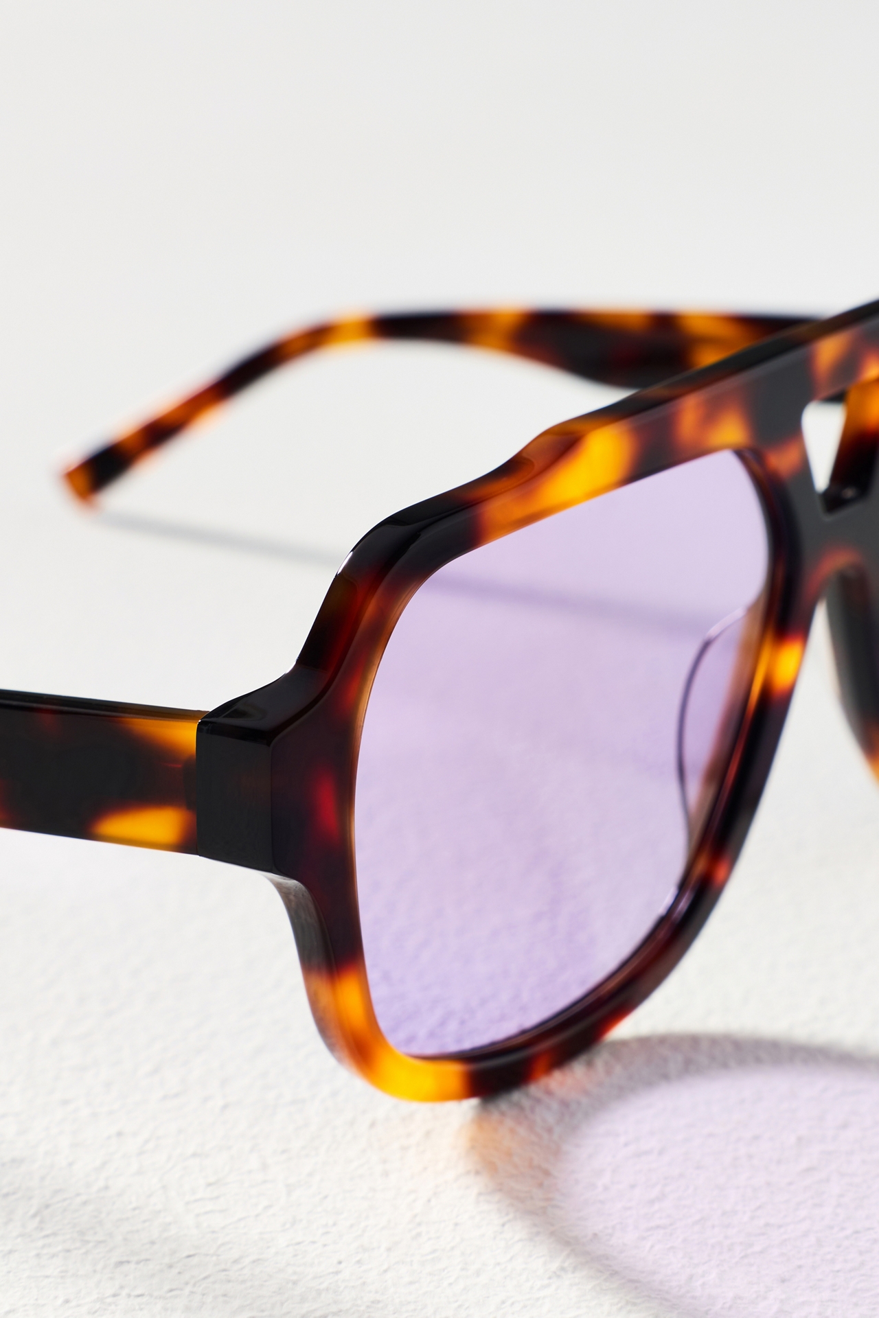 Transparent Cloud Aviator Sunglasses