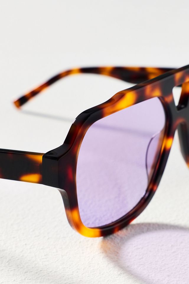 Transparent Cloud Aviator Sunglasses #2