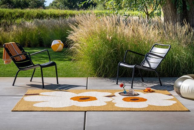 MAR Unikko Ann Honey Outdoor Rug #1