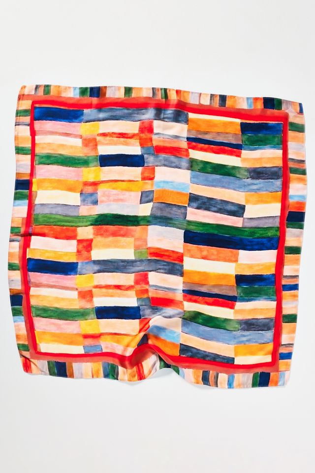 Abstract Print Hair Scarves, Set of 2 #1