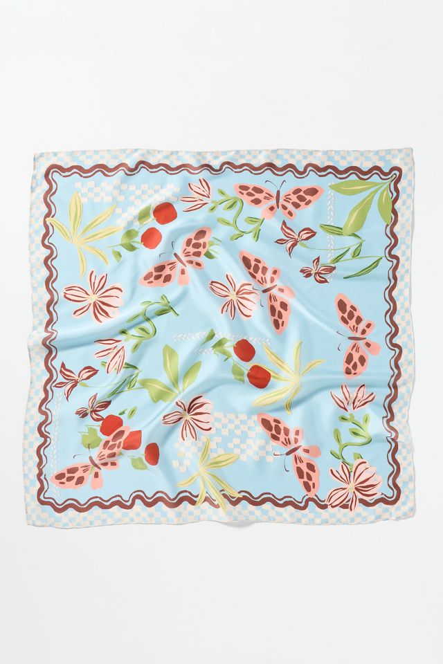 Abstract Print Hair Scarves, Set of 2 #2