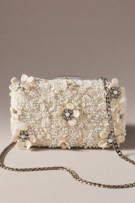 Olga Berg Beth Encrusted Clutch