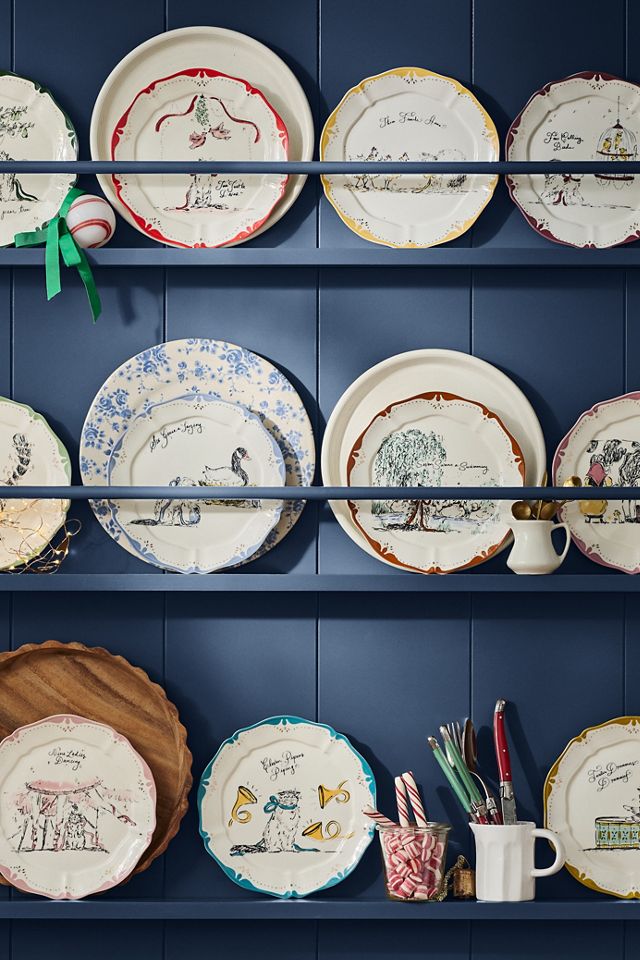 SWINK 12 Days of Christmas Dessert Plates #5