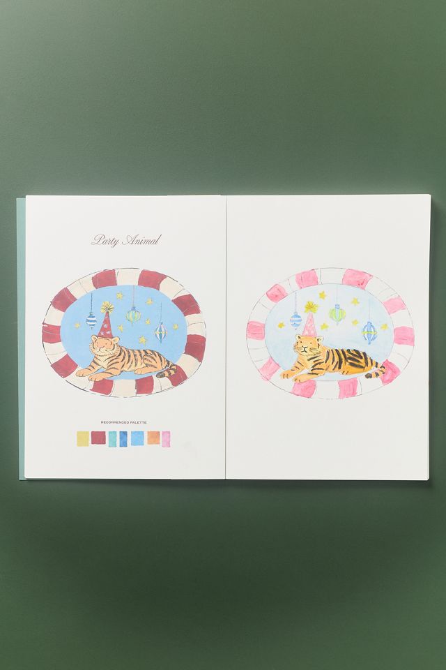 Anthropologie x Papier Holiday Watercolour Workbook #2