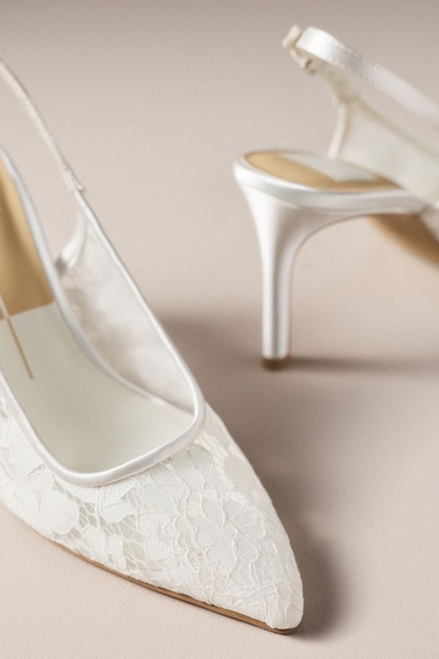 Dolce Vita Yami Lace Slingback Heels #1