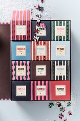 Anthropologie x Papier 12-Day Advent Puzzle