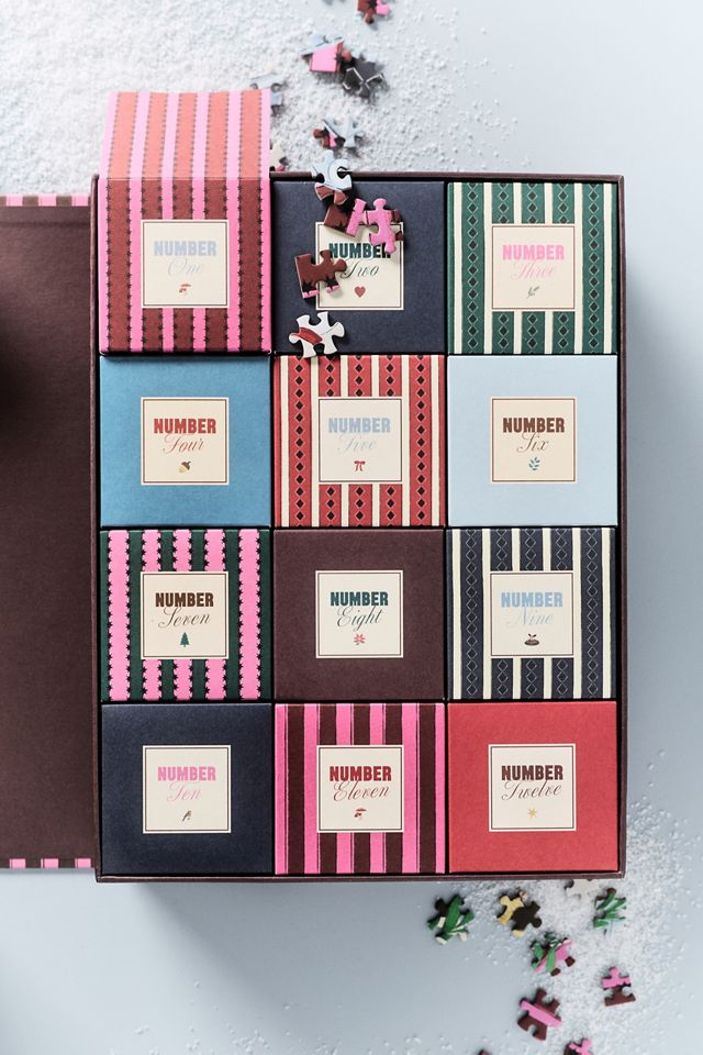 Anthropologie x Papier 12-Day Advent Puzzle #1
