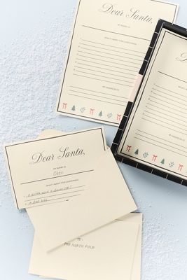 Anthropologie x Papier Santa Letter-Writing Kit