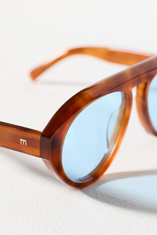Elisa Johnson Oversized Aviator Sunglasses #2