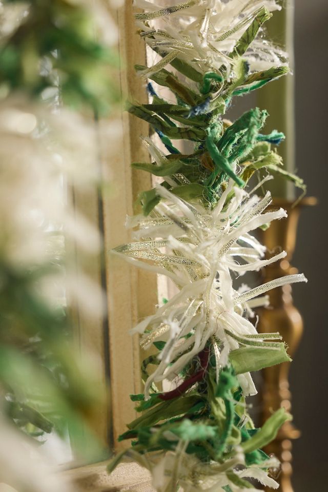 Metallic Fringe Fabric Garland #3