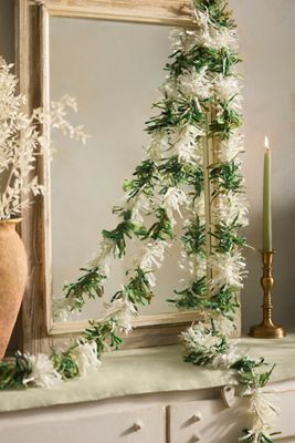 Metallic Fringe Fabric Garland