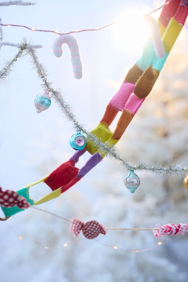 Candy Beaded Cotton Garland #4
