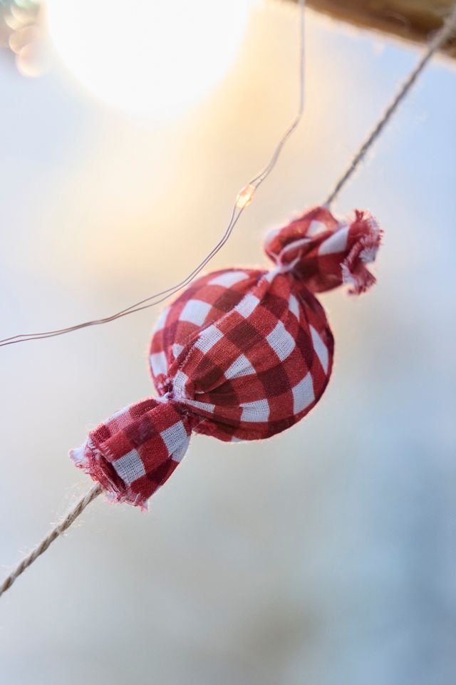 Candy Beaded Cotton Garland #1
