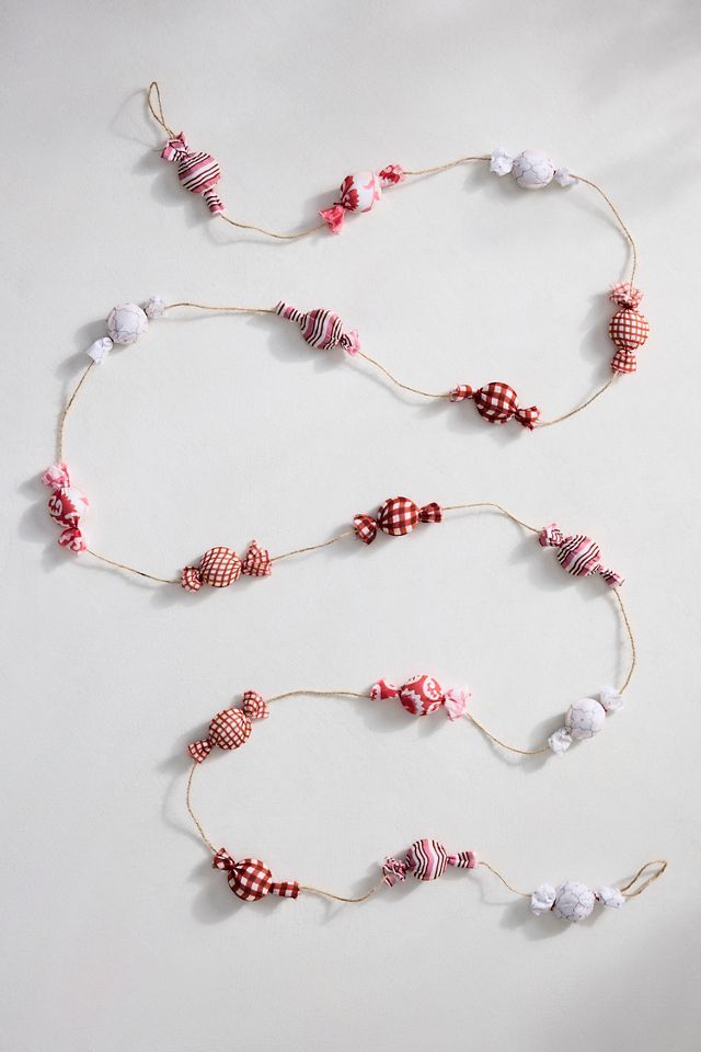 Candy Beaded Cotton Garland #2