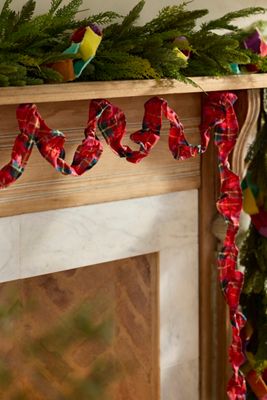 Plaid Ruffle Fabric Garland