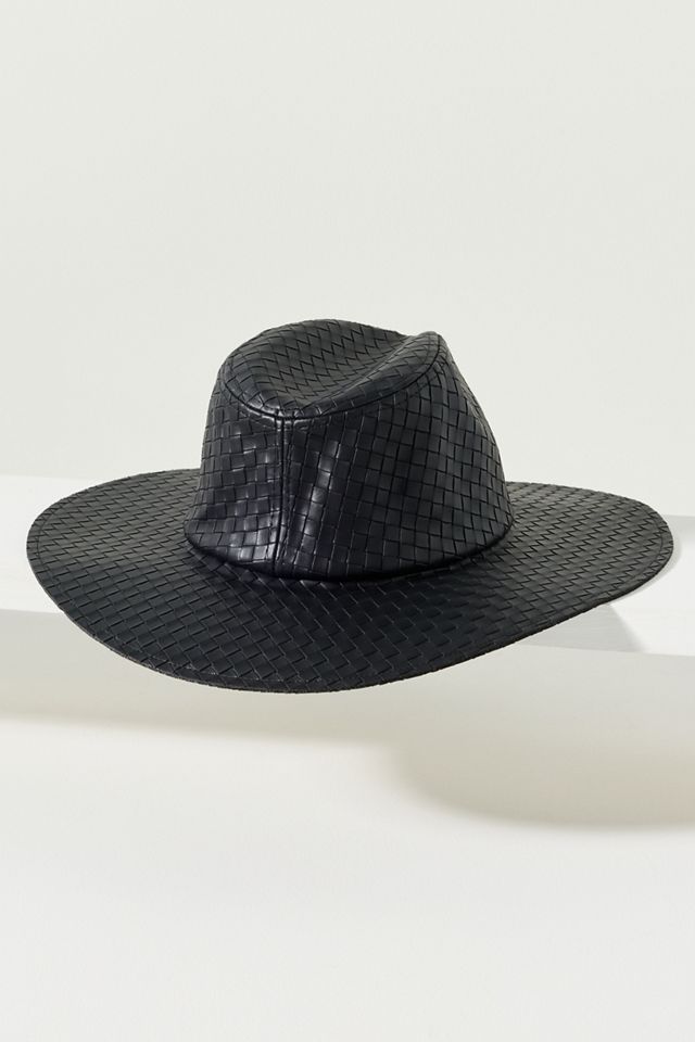 Wyeth Woven Leather Rancher Hat #1