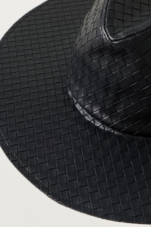 Wyeth Woven Leather Rancher Hat #2