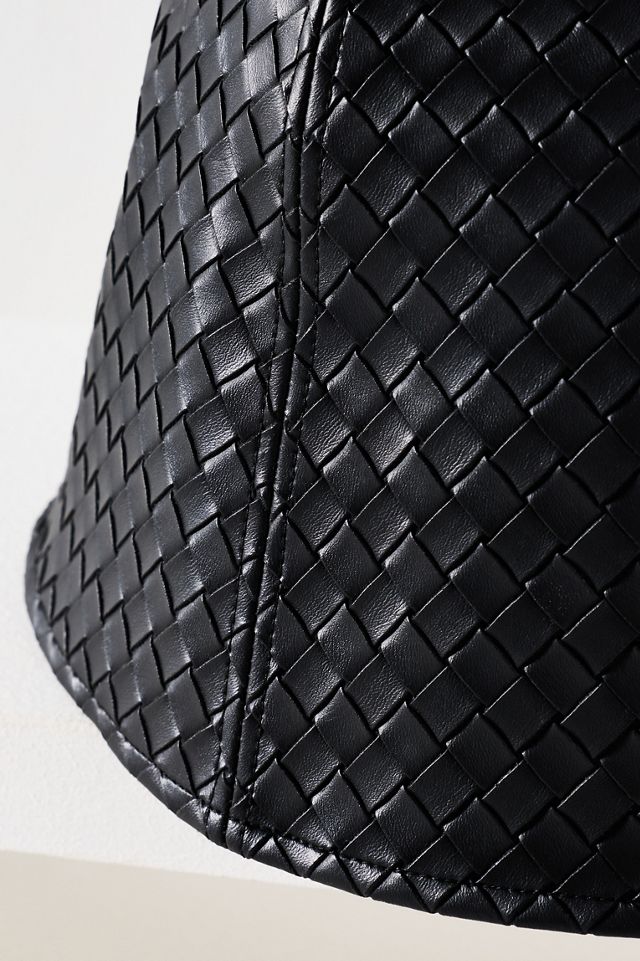 Wyeth Woven Leather Cloche #2