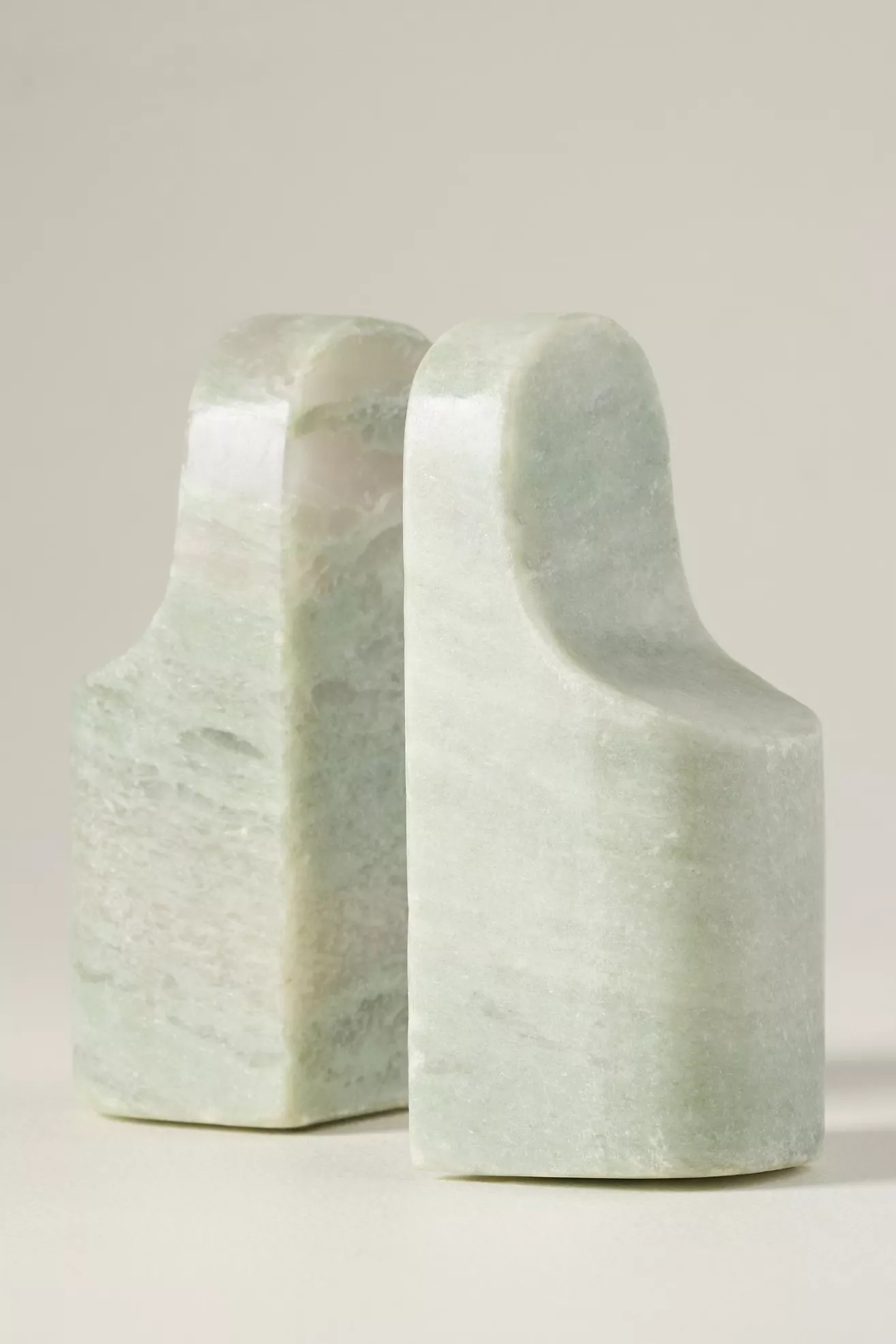 Green Marble Bookends, Set of 2 - thumbnail 3