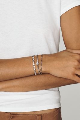 Demi-Fine Pear Crystal Bracelet