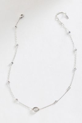 By Anthropologie Crystal Chain Necklace