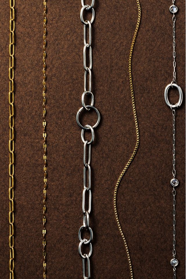 By Anthropologie Paperclip Chain Necklace #3