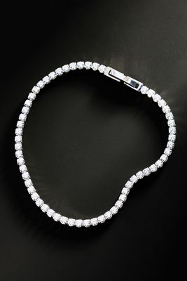 By Anthropologie Demi-Fine Crystal Tennis Bracelet