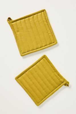 Hawkins New York Linen Pot Holder, Set of 2