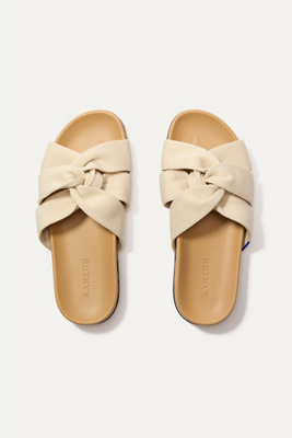 Rothys The Twist Slide Sandals In Multi