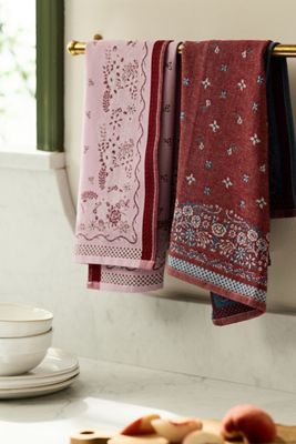 Cotton Bandana Dish Towels, Set of 2