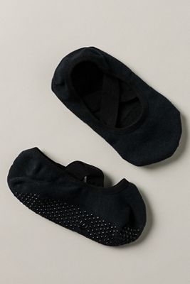 Shashi Cross Strap No Show Grip Socks