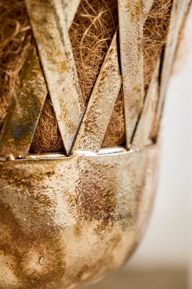 Footed Latticework Urn Planter #2