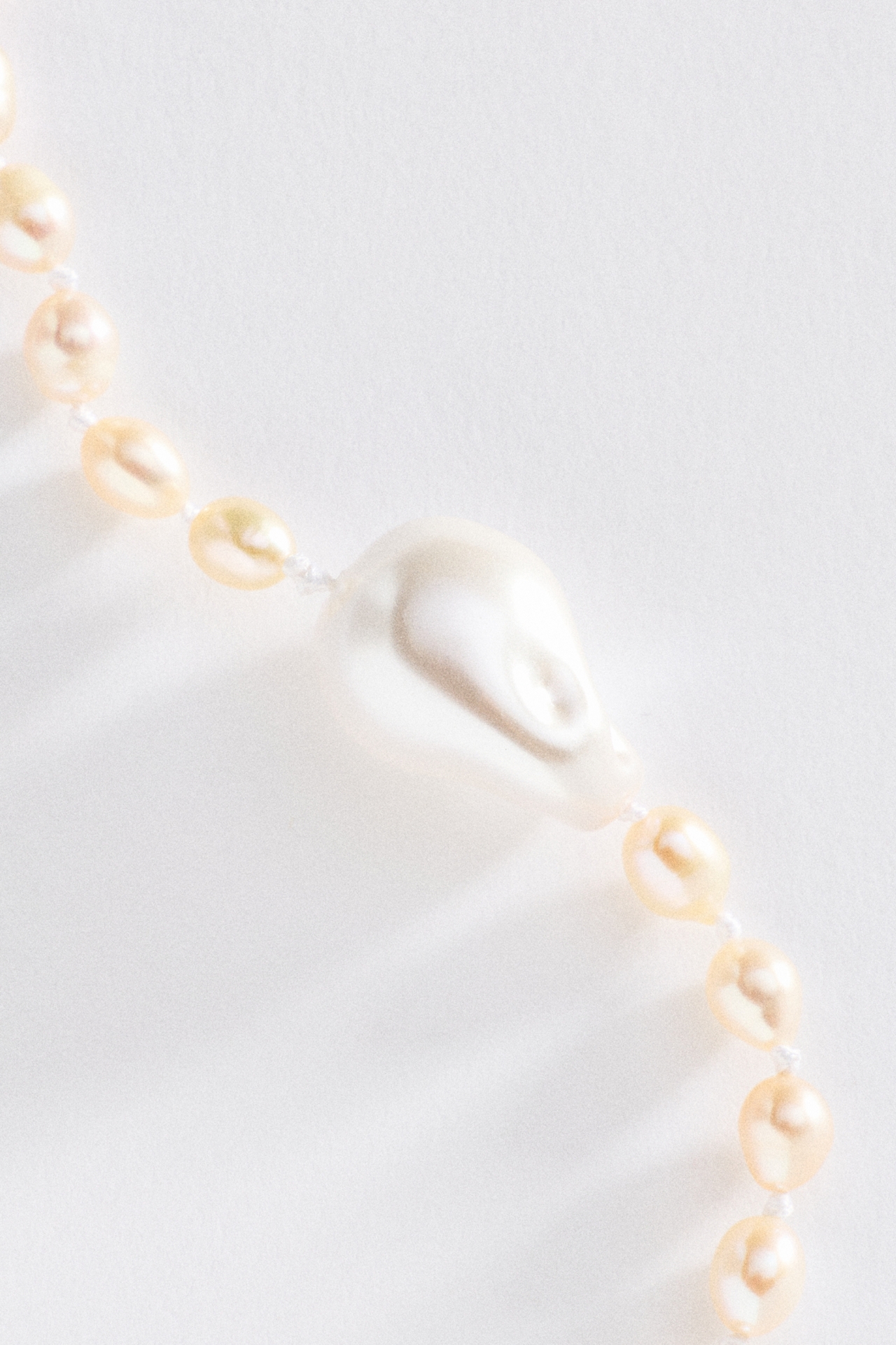 Maison Irem Long Pearl Necklace