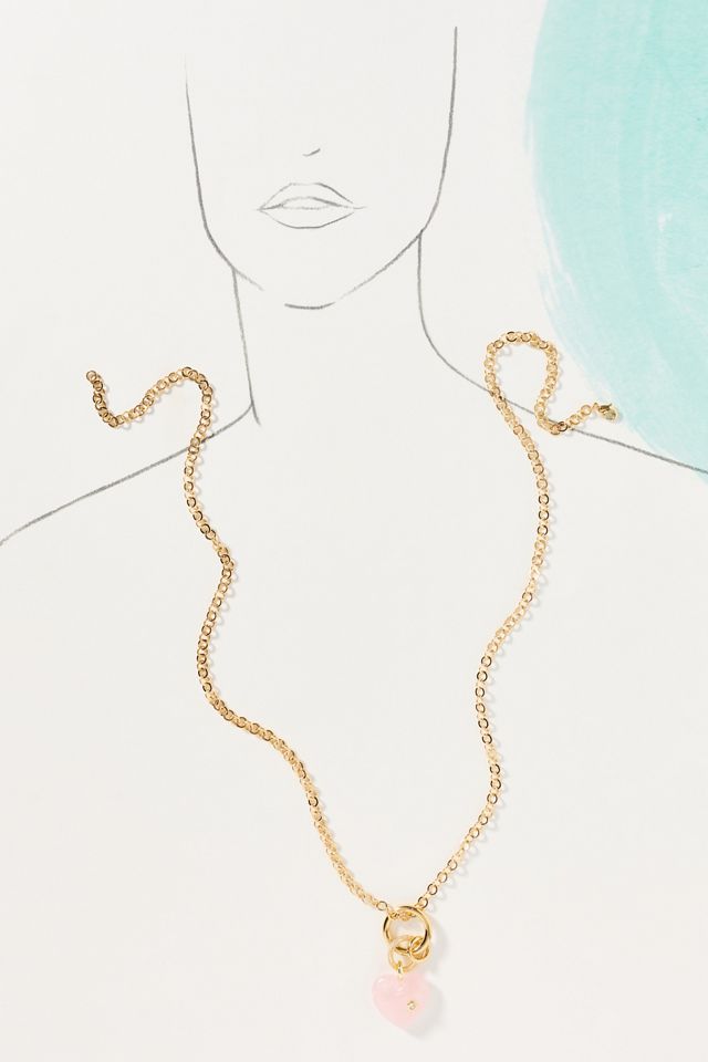 Maison Irem Line Heart Necklace #2