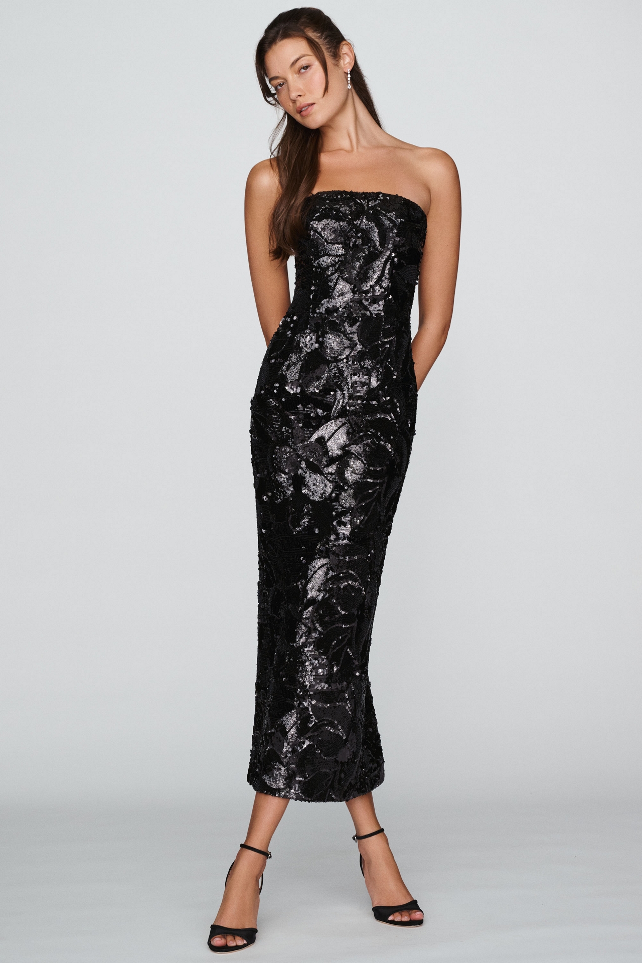 Helsi Leslie Sequin Midi Dress