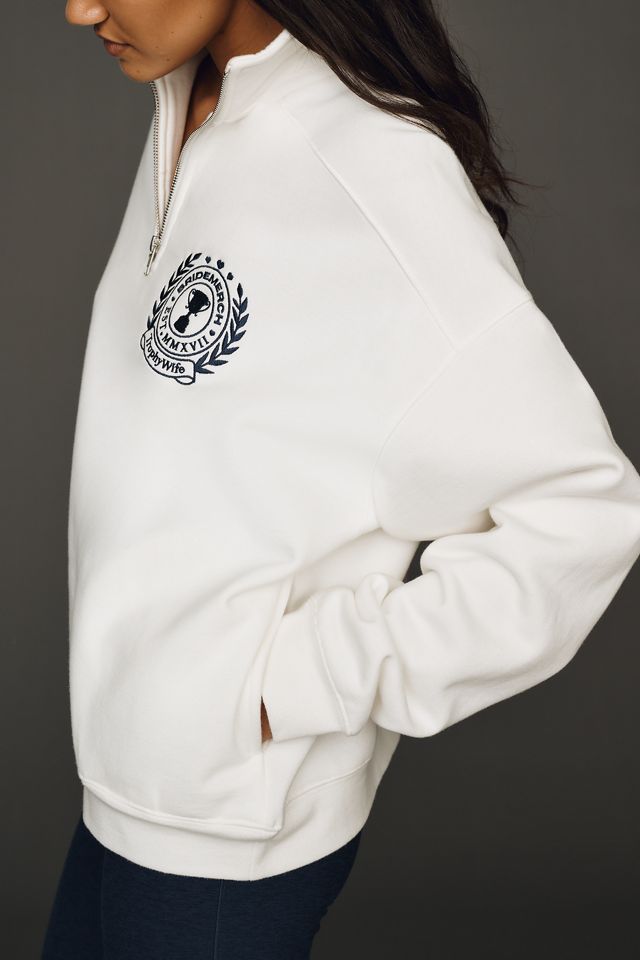 BRIDEMERCH Trophy Wife Quarter-Zip Pullover #1